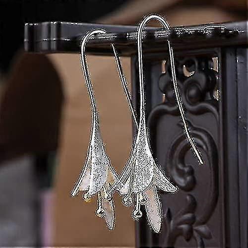 Earrings Flower Lily Of The Y D Drop Hook Earrings_ Of G