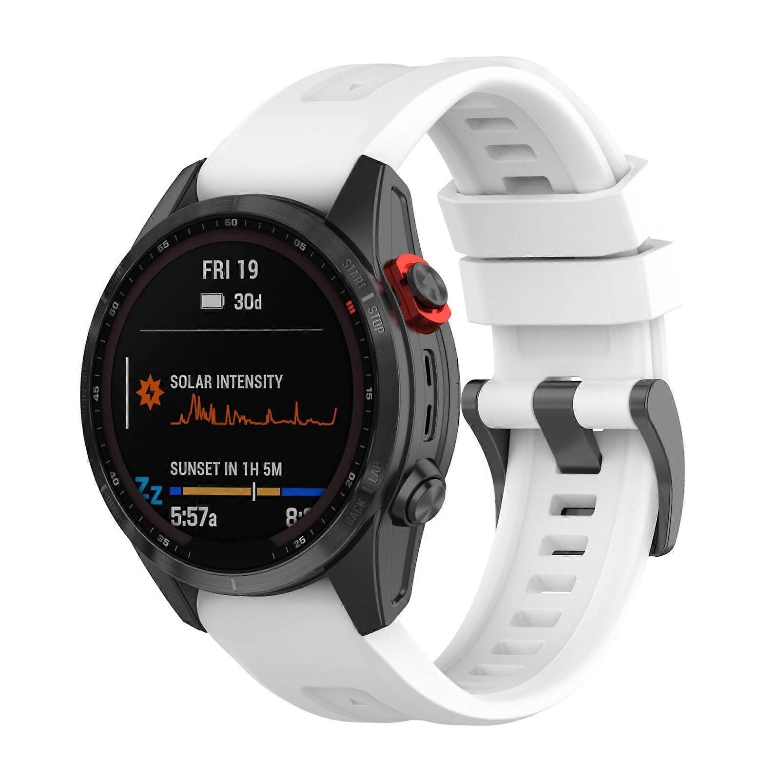 For Garmin Fenix 7S Quick Release Silicone Watch Band