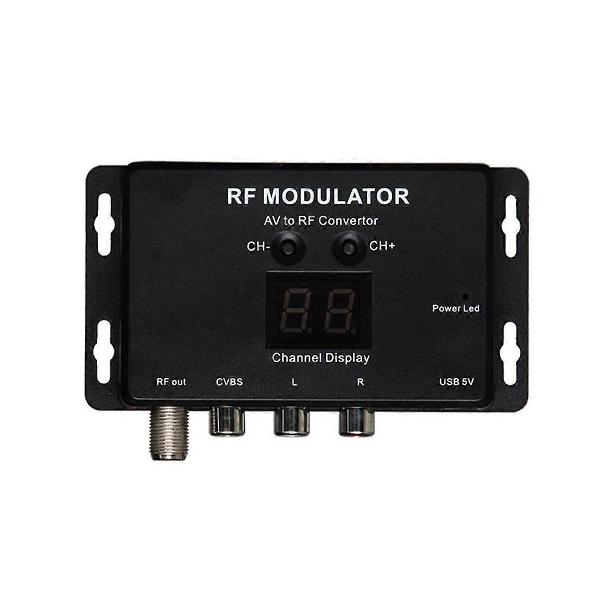 RM06 RF Modulator AV to RF Converter Digital Display