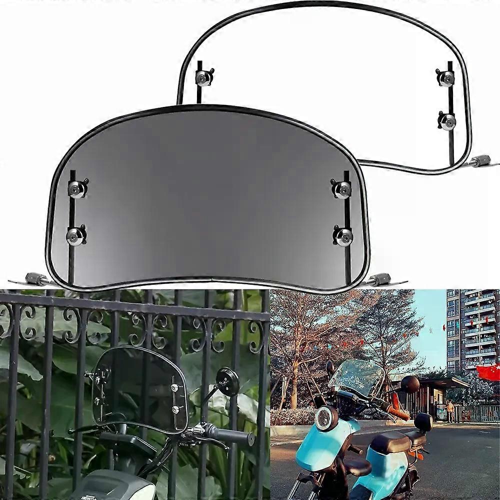 Motorcycle Windshield Universal Scooter Windscreen Wind Deflector Screen Windshield Spoiler Air Deflector MAXP