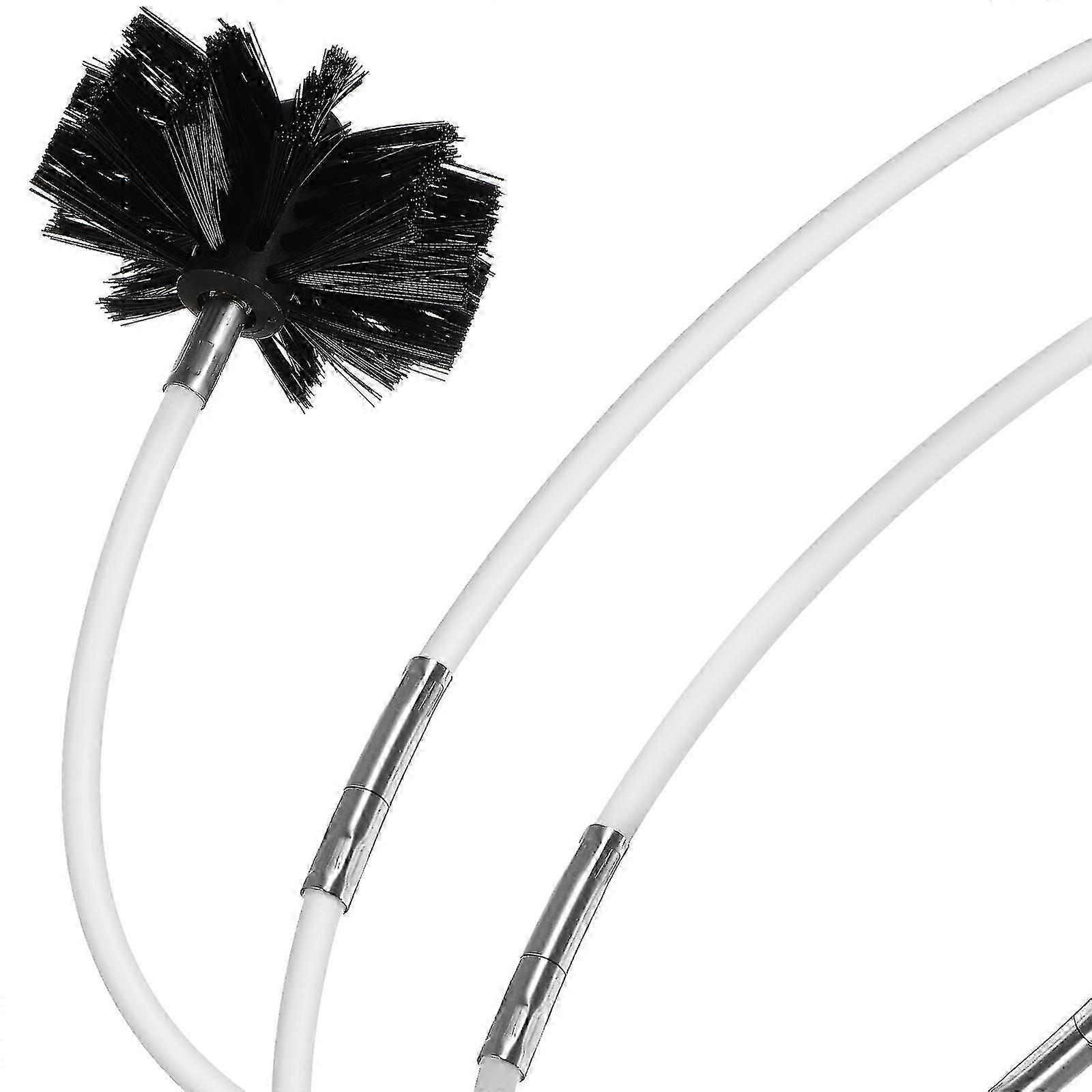 Torktumlare Vent Cleaner Kit Skorsten Borste Torktumlare Ventilationsborste med fäströr Rengöringsverktyg Tillbehör