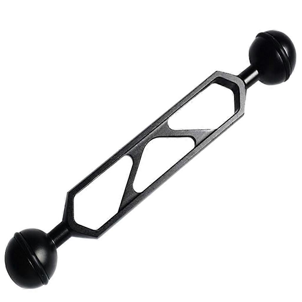 מחבר זרוע מפרק כדור צלילה כפול מהדק הר מצלמת אור תת מימית 6 אינץ'