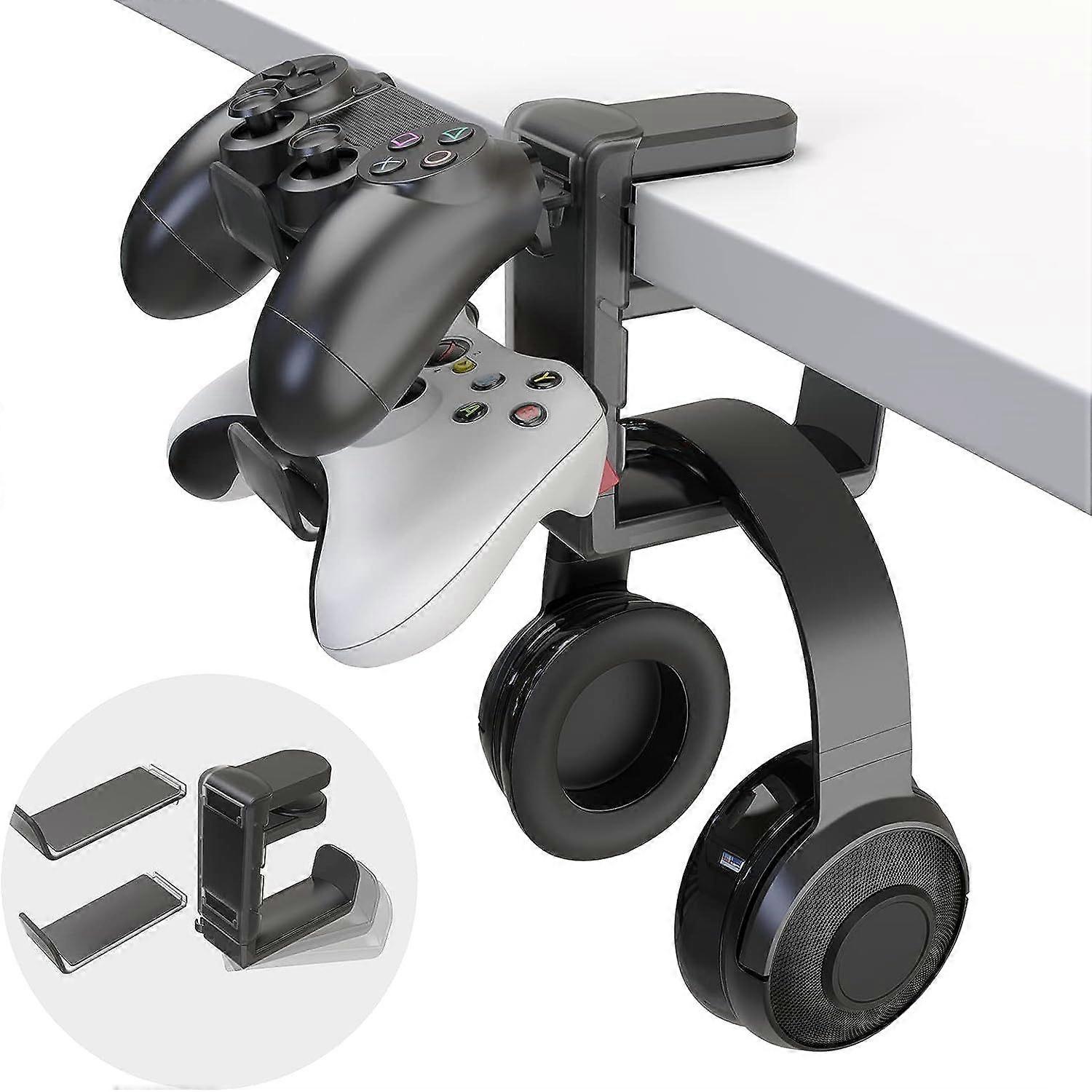 360 Degree Rotation Headset Bracket With Game Handle Organizer TR-68