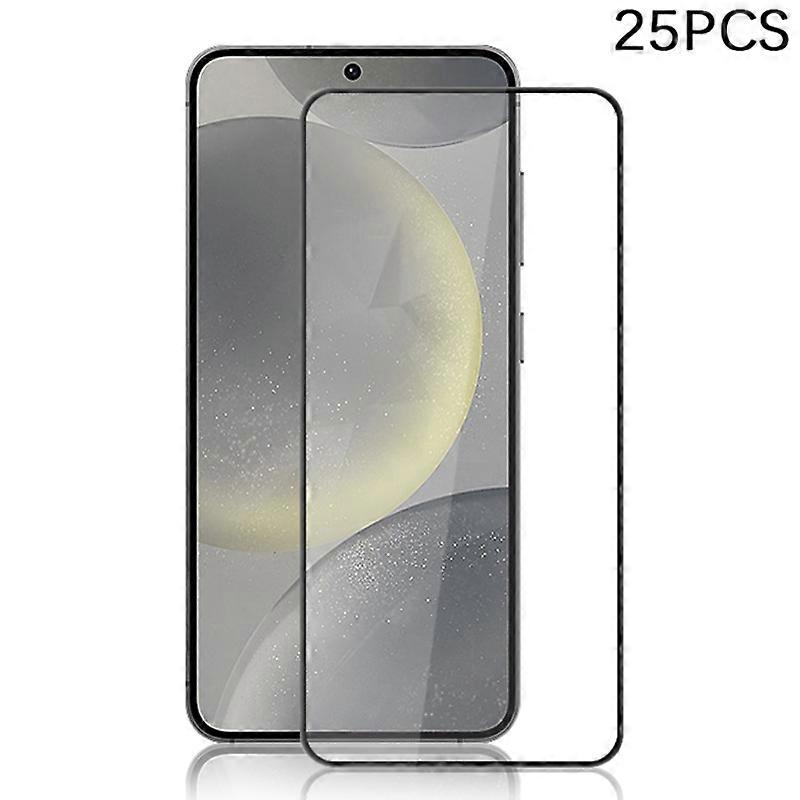 MOCOLO 25Pcs For Samsung Galaxy S25+ Full Screen Protector Tempered Glass Silk Printing Edge-Black