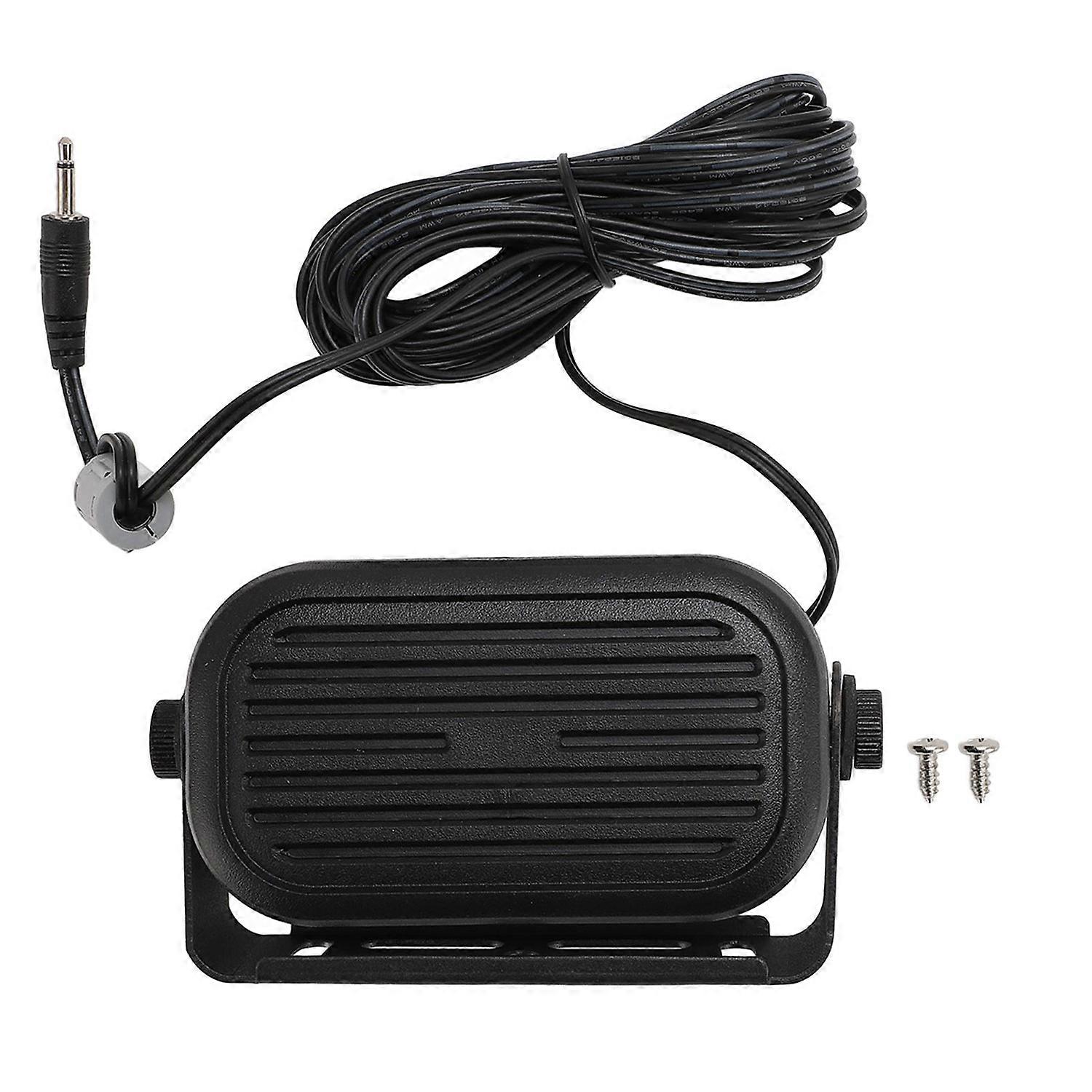 SP‑35L 3.5mm Car External Speaker 14.76ft Cable Length Mini External Speaker for CB Radio Ham Radio