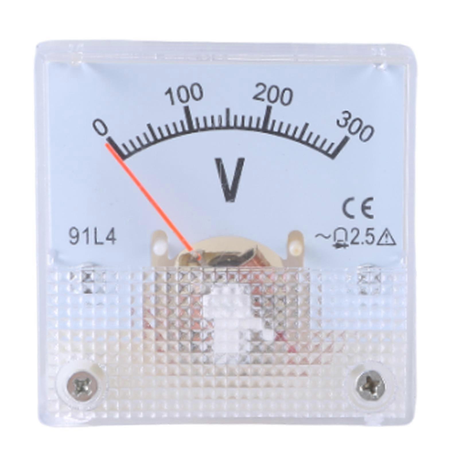Voltmeter AC0-300Volt AC0-450V Round/Square Analog Panel Volts Voltage Meter for Electronic Control Units
