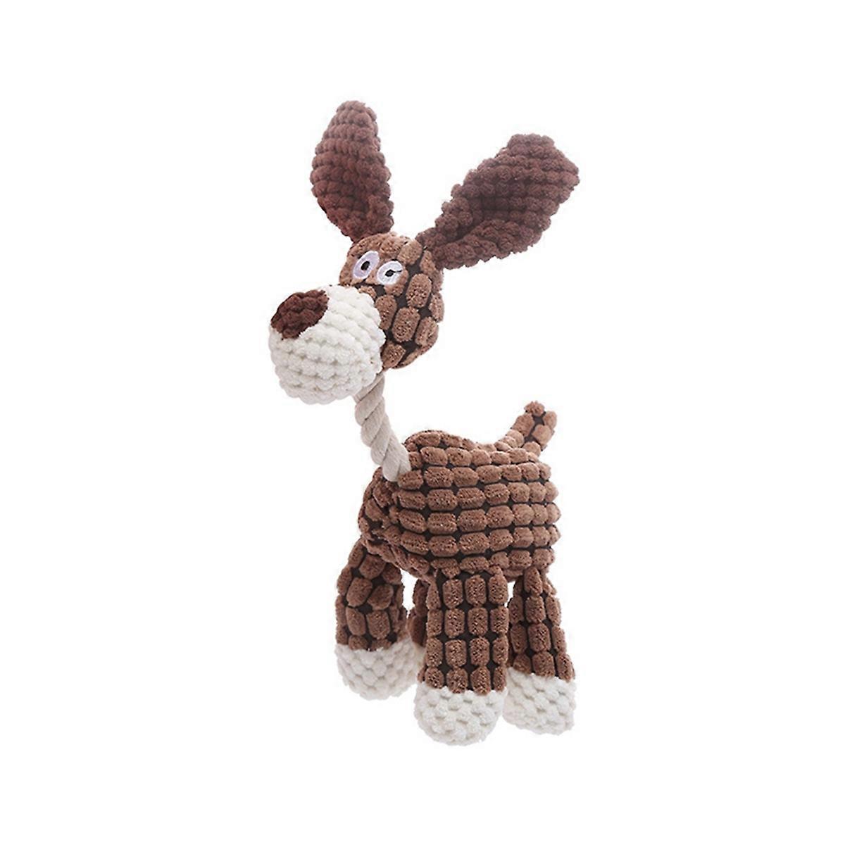 Dog Toys, Immortal Squeaker Plush Toy for Aggressive Chewers, B