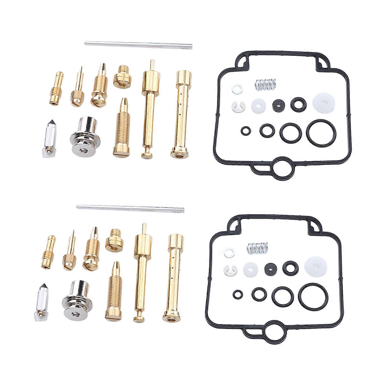 2 Sets Carburetor Rebuild Kit, Including All Necessary Parts and Gaskets for High Compatibility, Ideal for Quick and Simple Maintenance on Your