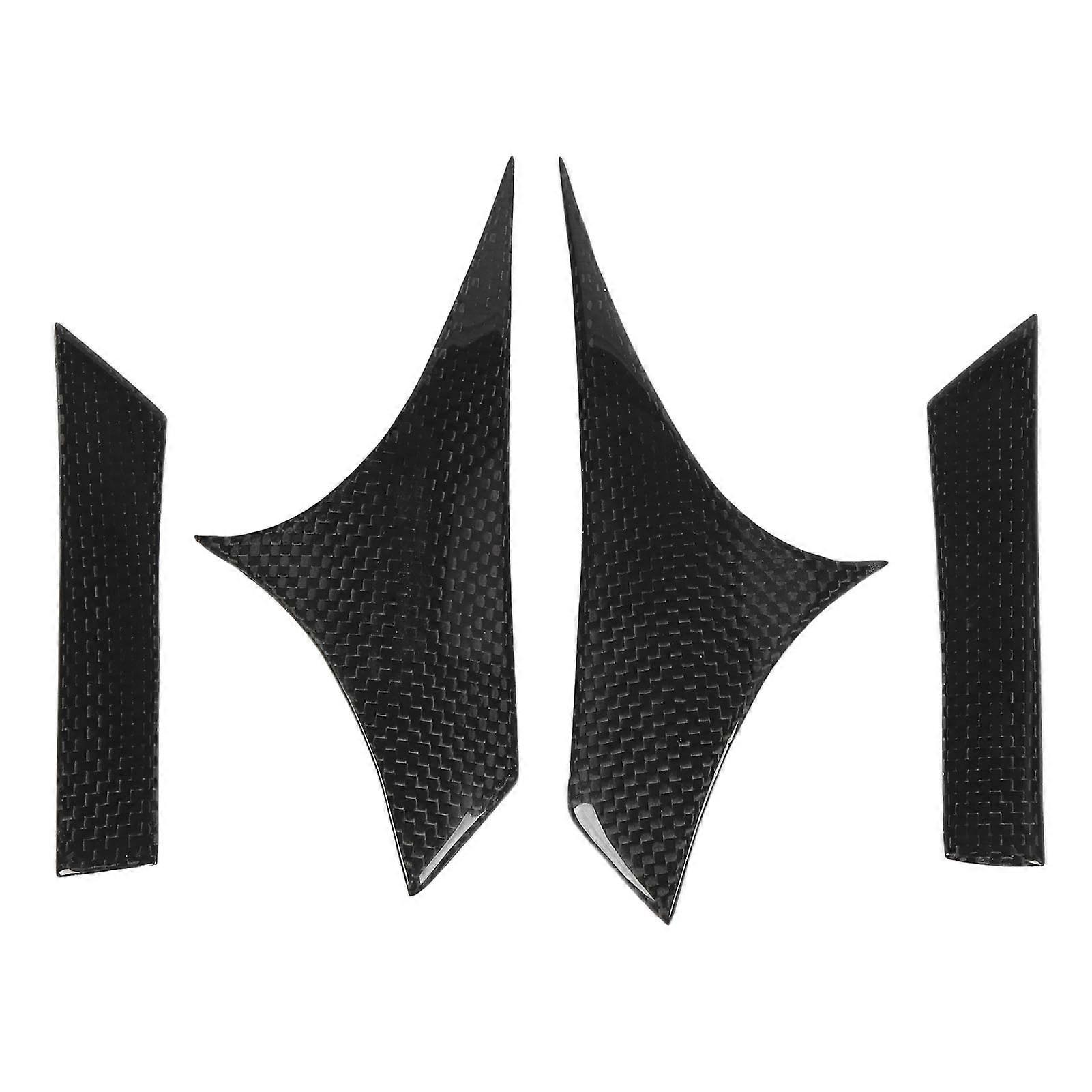 Prepreg Dry Carbon Fiber Mirror Inserts 1x1 Plain Weave Set
