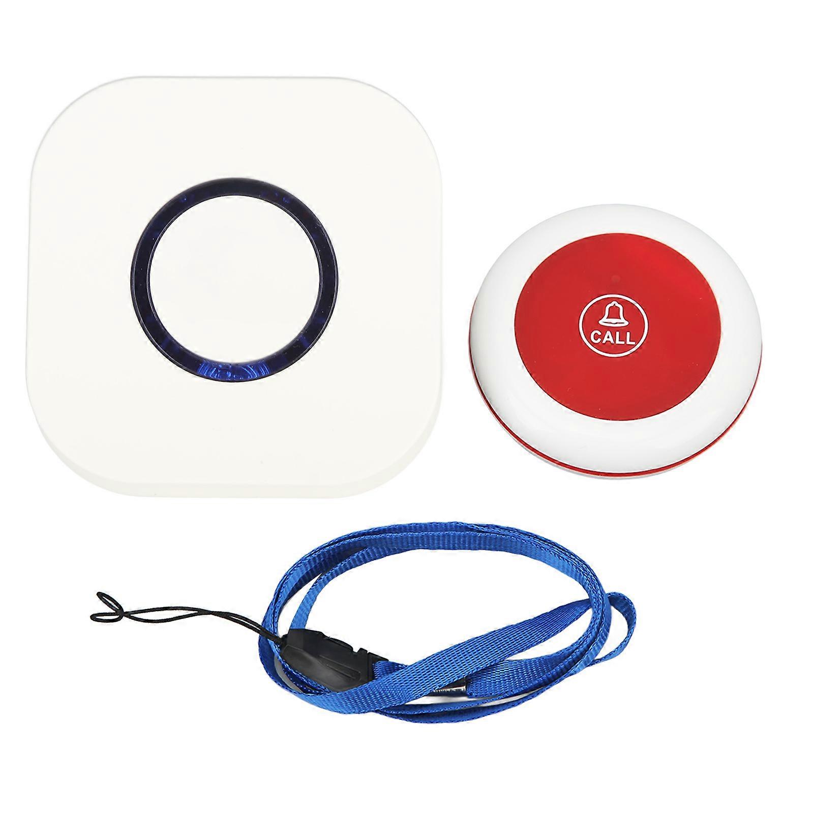 Wireless Caregiver Pager - Emergency Alert System with 38 Melodies & Long Range Reception