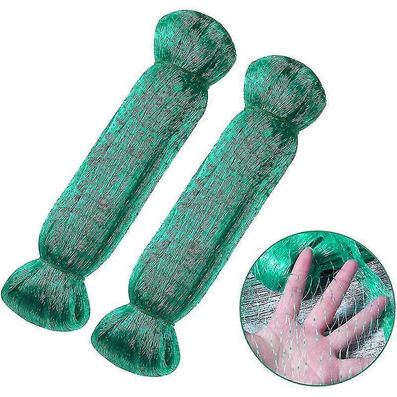 Anti Bird Net, 2pcs 4 * 10m Green Garden Bird Plant Net Protective Net
