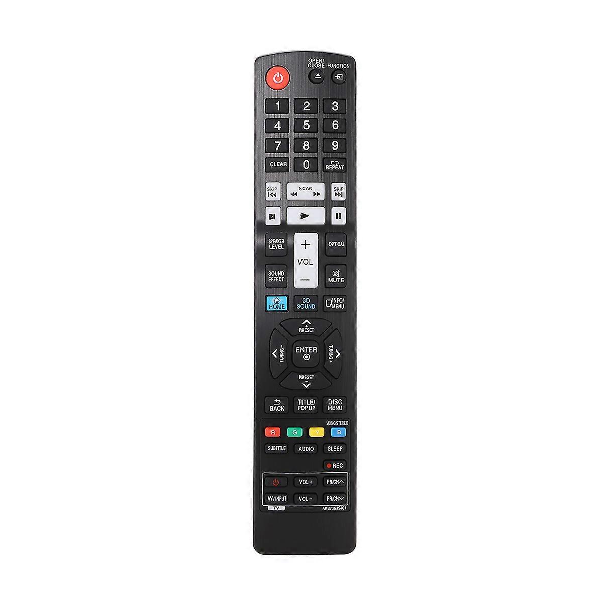 AKB73635401 Remote Control for Blu-Ray 3D Wireless Combination Home Theater Remote Control Universal