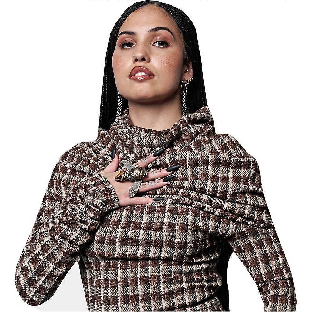 Mabel (Checkered) Half Body Buddy Cutout