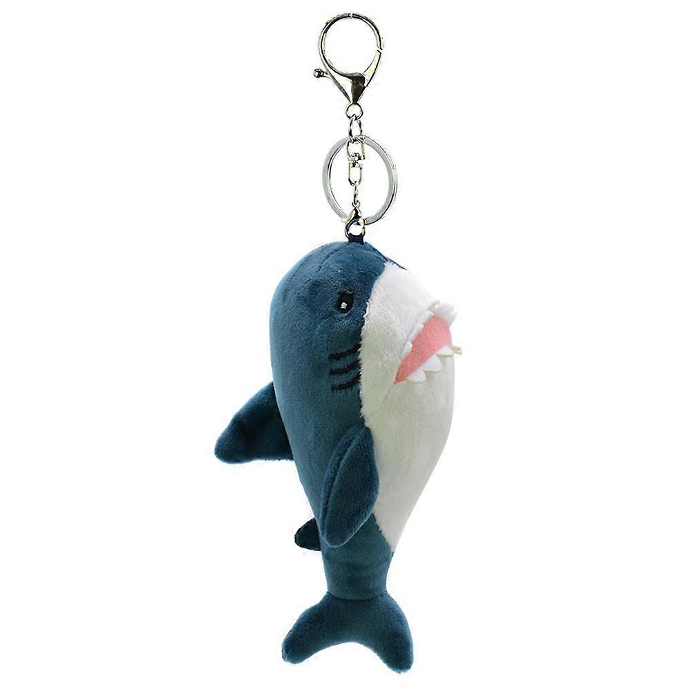 Shark, Plush, Key, Chain, Toy, Doll