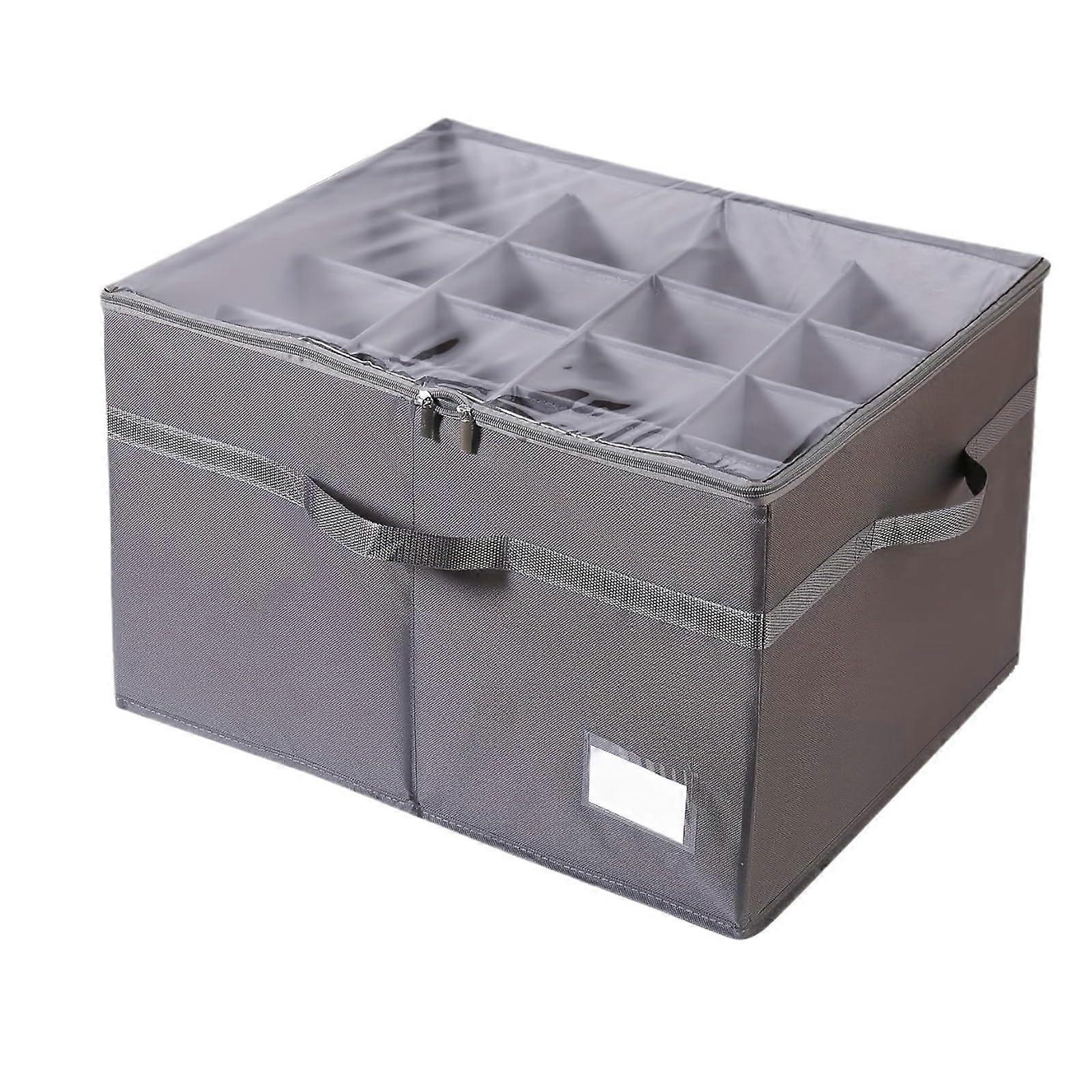 Foldable Storage Box for Clothing Storage and Bedding Organization