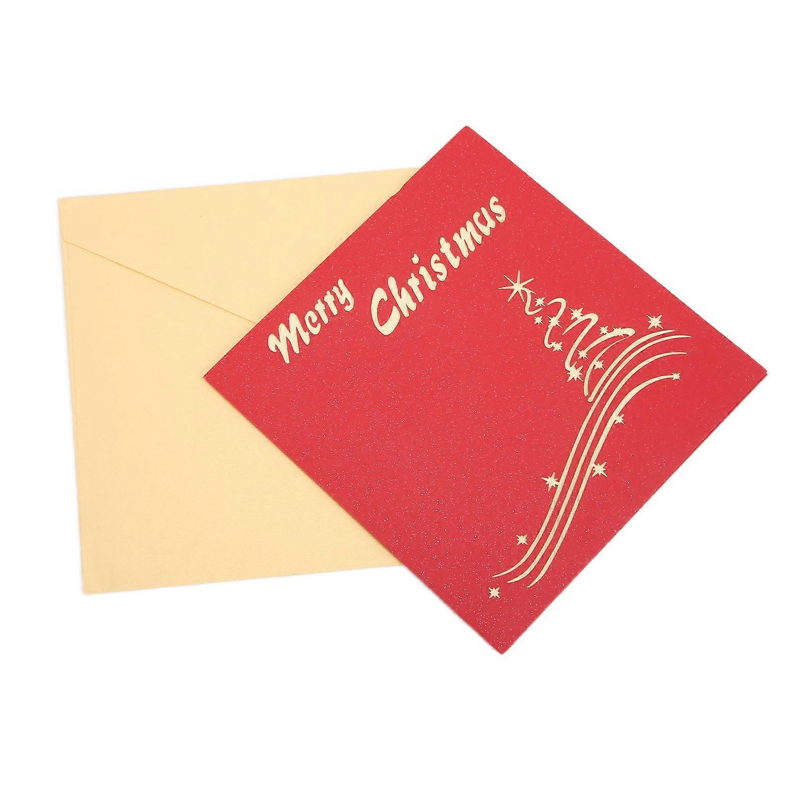 Greeting Card Three Dimensional Christmas Special Shape Decorative Paper with Envelope