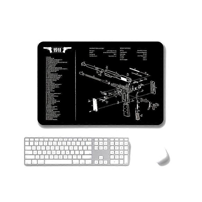 2 PCS Heat Transfer Non-Slip Single-Sided Office Gaming Mouse Pad 4mm