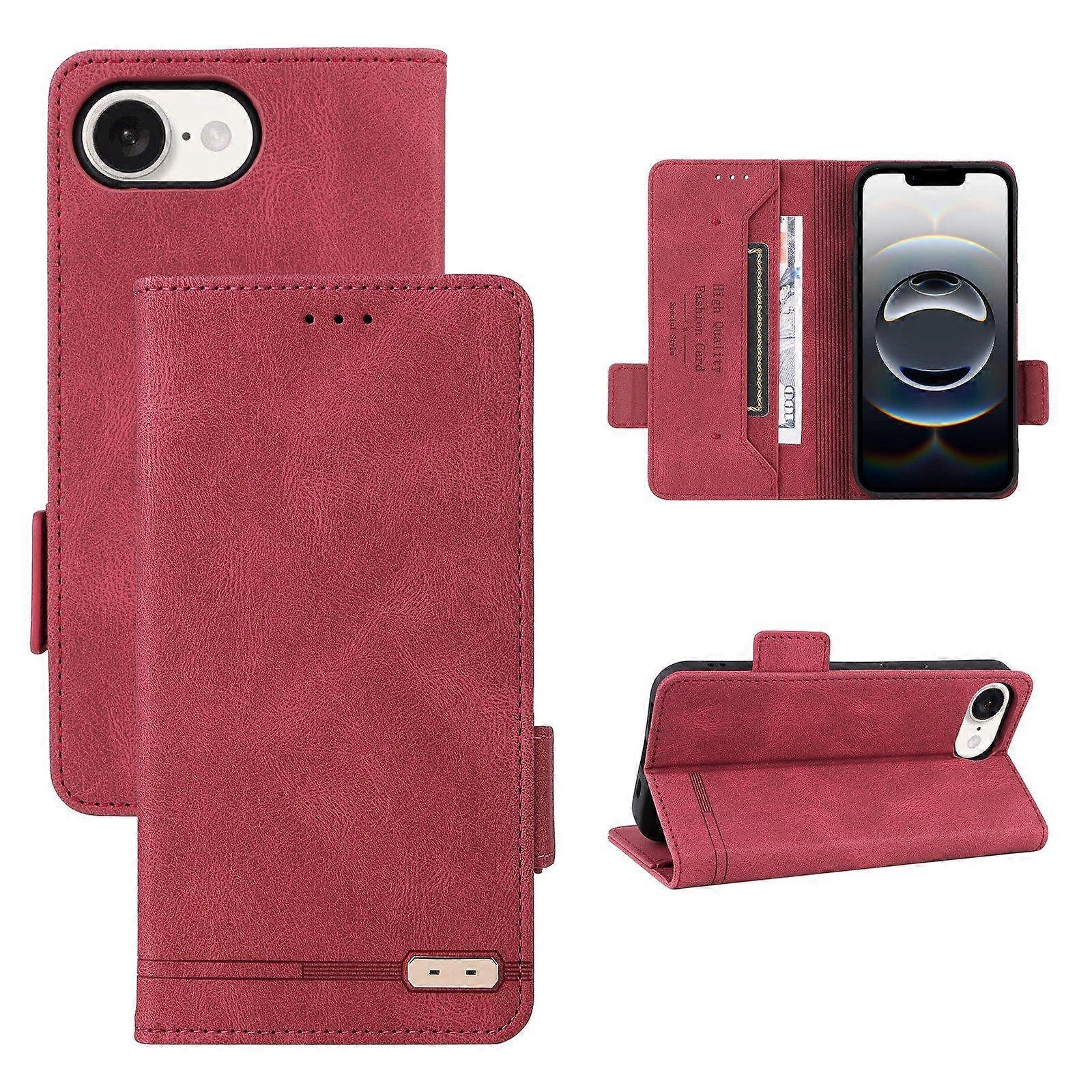 Magnetic Clasp Leather Phone Case