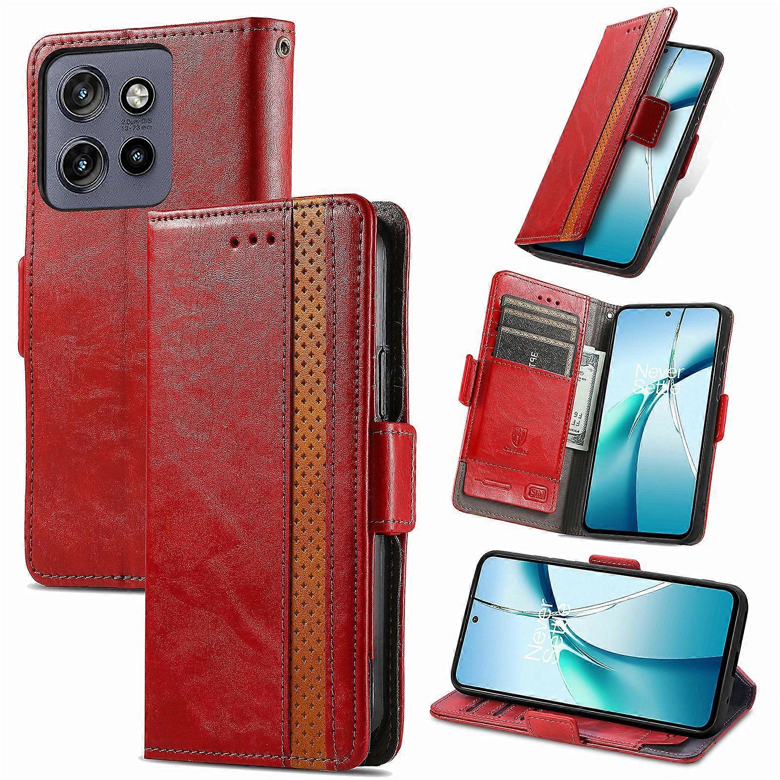 Compatible With Motorola ThinkPhone 25 Wallet Case, PU Leather Flip Case with Card Holders RFID Blocking Kickstand Phone Cover
