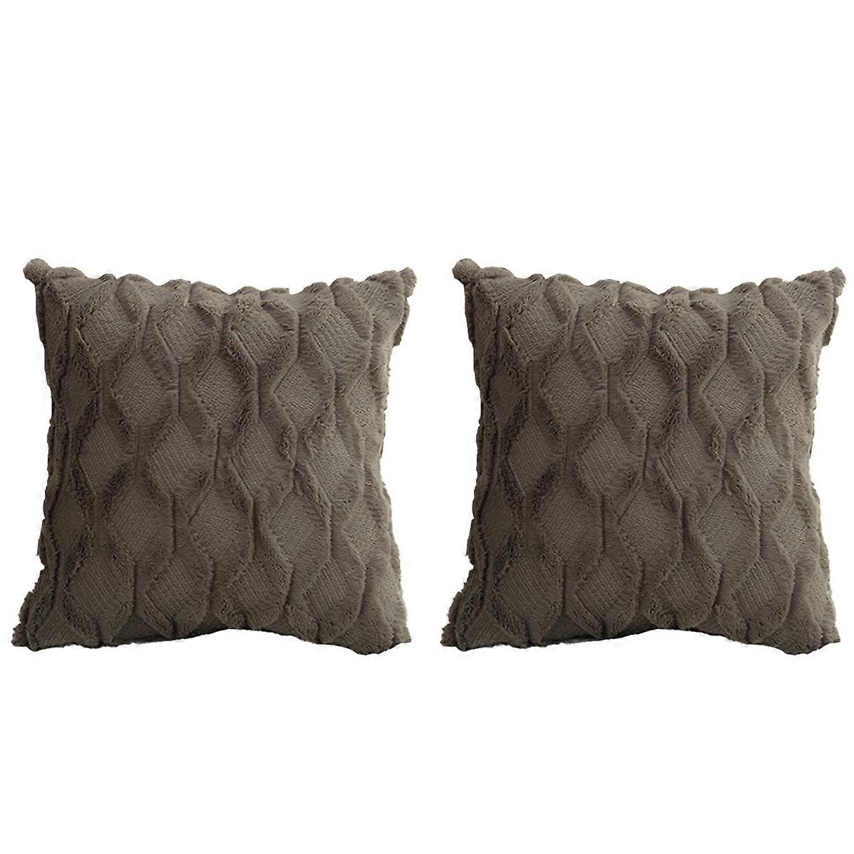 Set of 2 pieces 20X20 "Hold Pillowcase with solid color decorative Bohemian Pillowcase cushion cover, soft plush