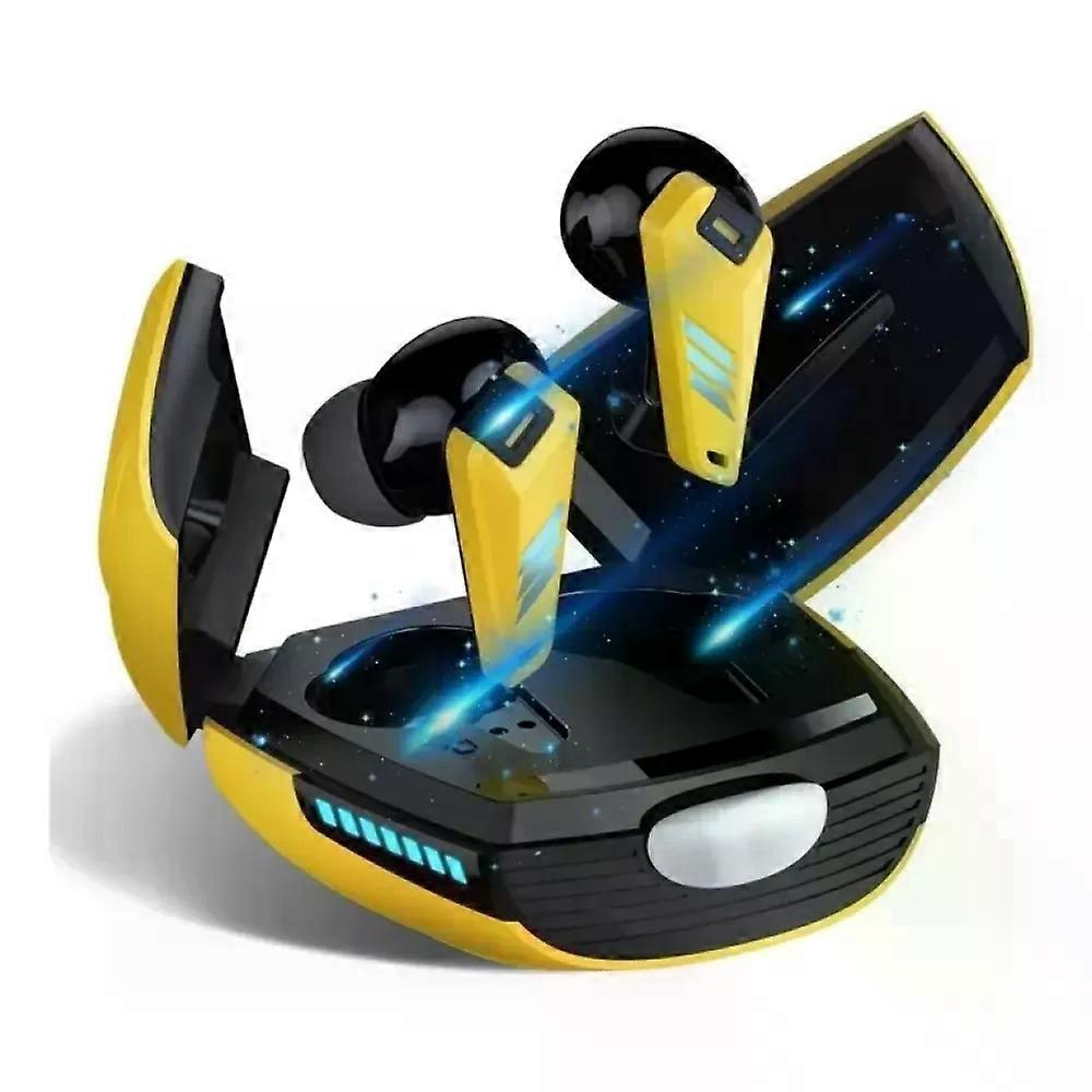 Wireless Bluetooth Headset, Compatible with iPhone and Android, Vibrant Yellow Color