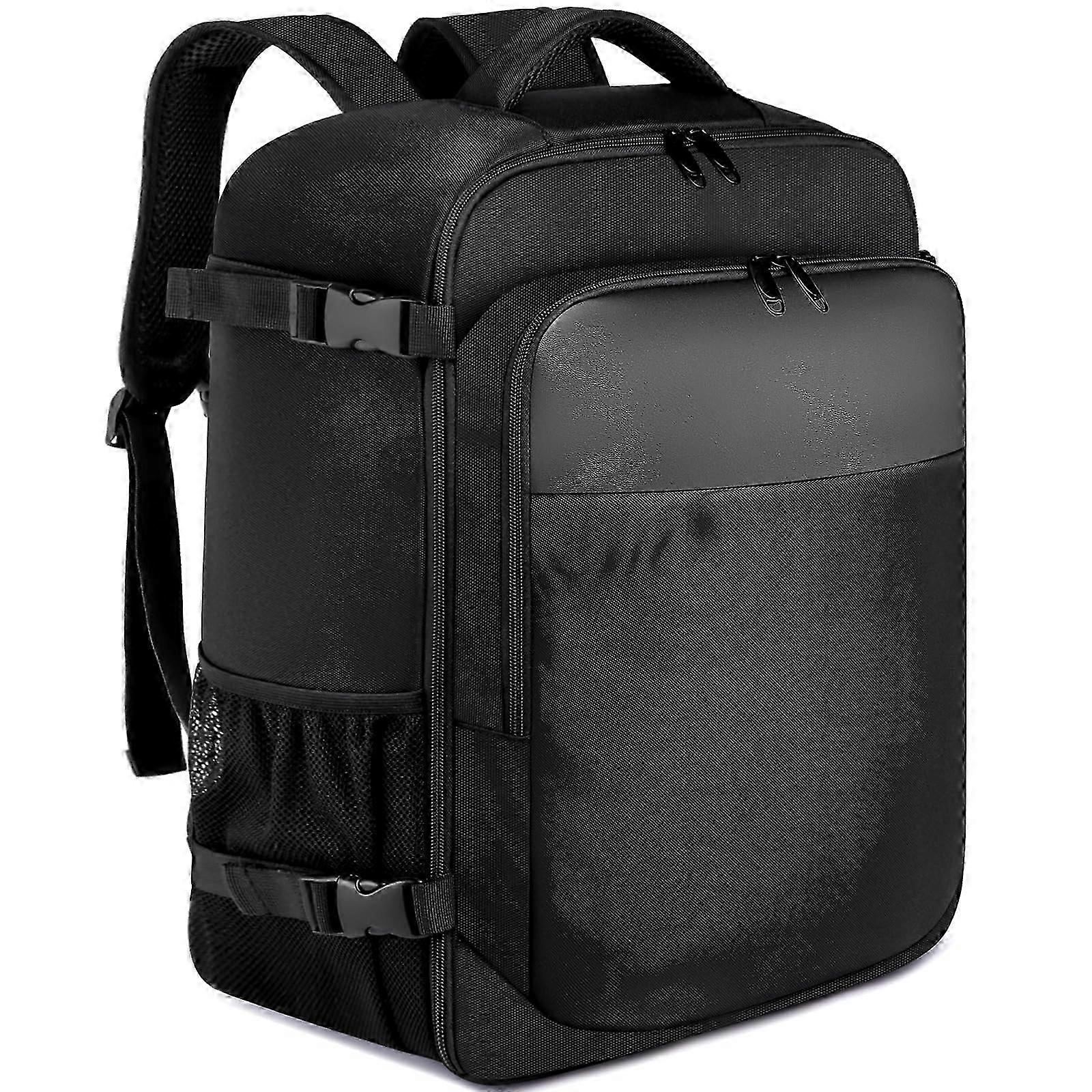 أمتعة المقصورة 40x20x25 لحقيبة ظهر السفر في مقصورة الطائرة 20 لتر حقائب اليد ، أسود