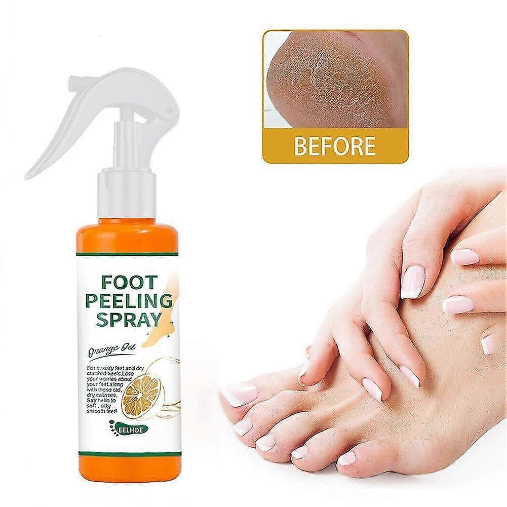 Ayak soyma maskesi spreyi Ölü deri çıkarıcı topuk Nasır ayakları peeling