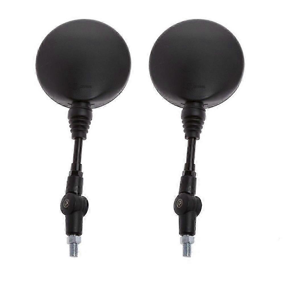 1 Pair Folding Round Motorcycle Side Rearview Mirror Motorbike Durable Auto Part