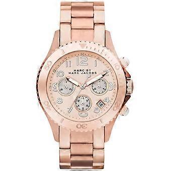Horloge - Marc Jacobs - Metal Rock Chrono MBM3156 - Roestvrij staal - Quartz - Chique