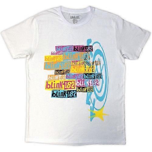 Blink 182 Unisex Adult Stacked Logo T-Shirt