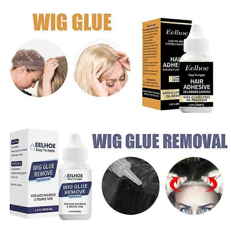 38ml WaterProof Lace Wig Bonding Glue Invisible Wig Adhesive Glue Remover