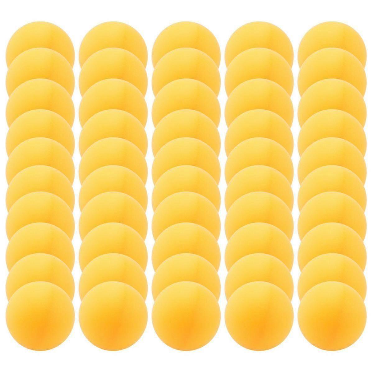 50 x celluloid 40 mm table tennis training balls ping pong Yelow/White Random