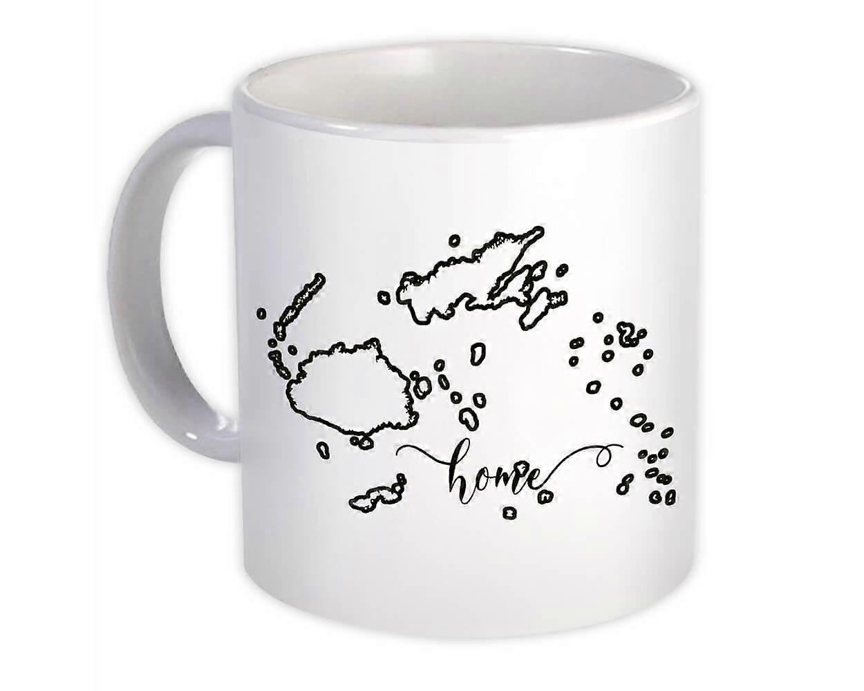 Geschenkbecher: Fidschi Land
