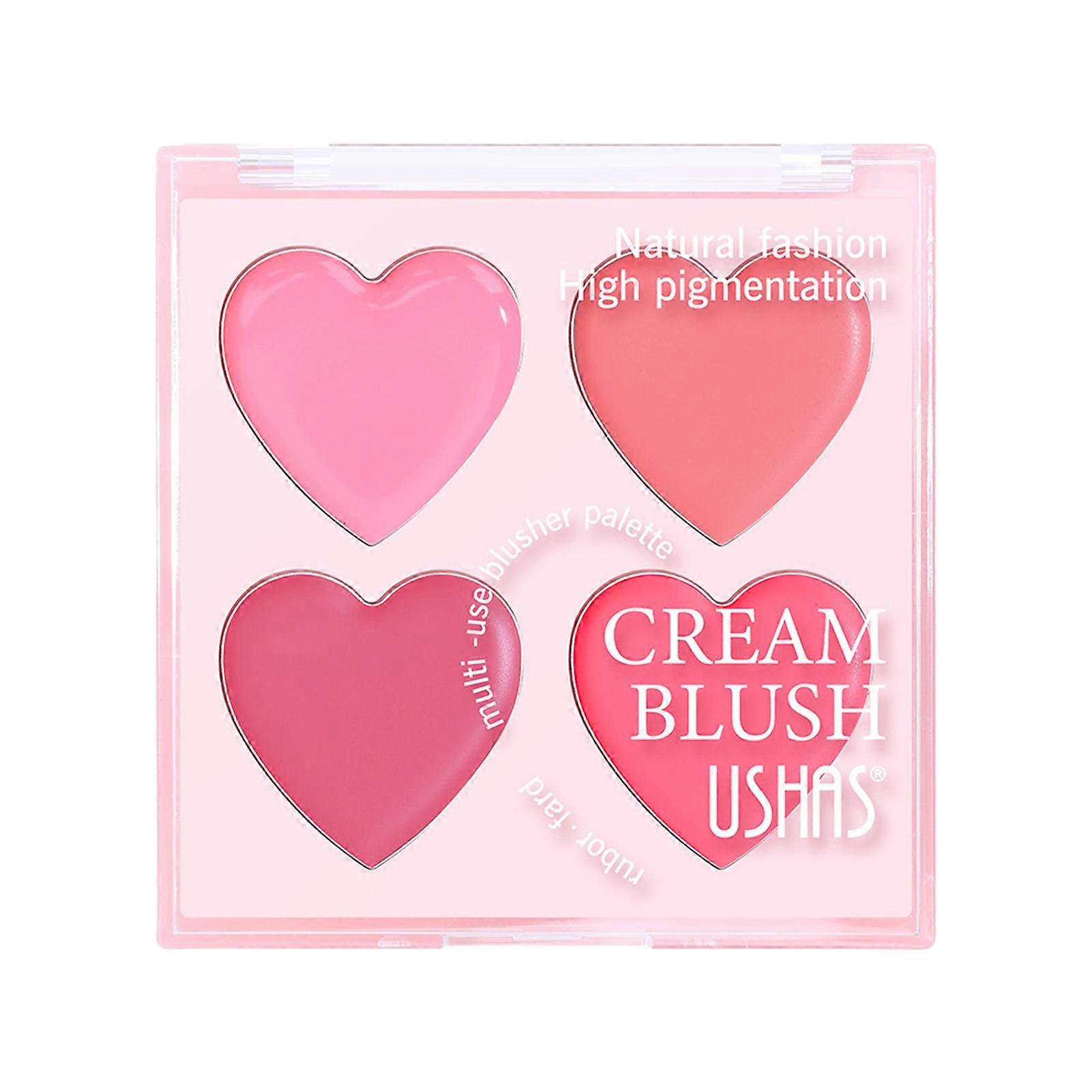 Natural Brighten Face Blush Palette Highly Pigmented Blush Makeup