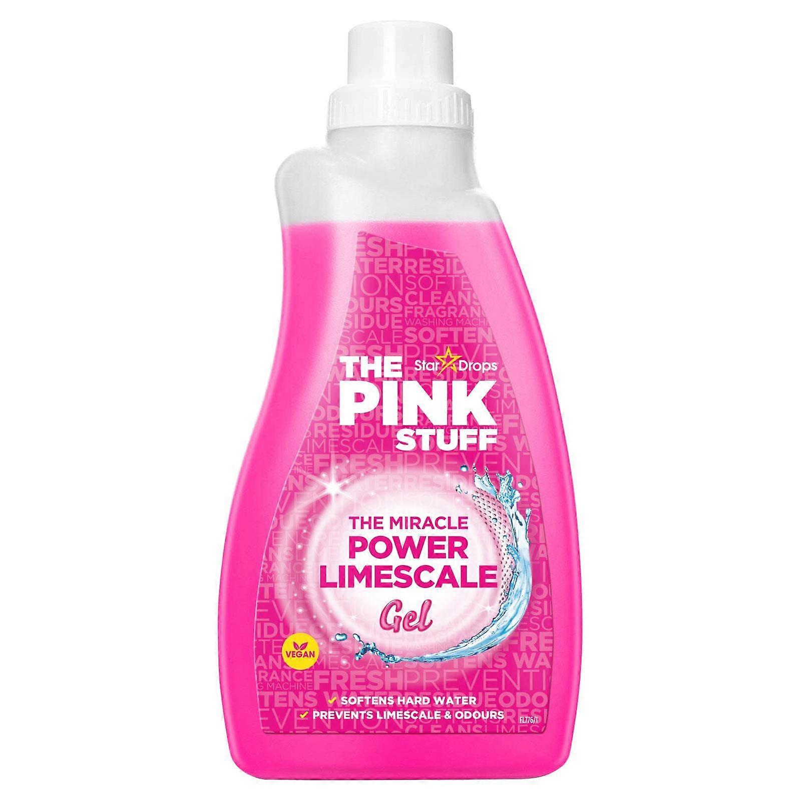 The Pink Stuff Miracle Power 水垢凝胶 1 升,洗衣机清洁剂