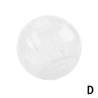 1 Pcs Plastic Hamster Crystal Running Ball 10cm Diameter Transparent Exercise Toy for Small Pets mat