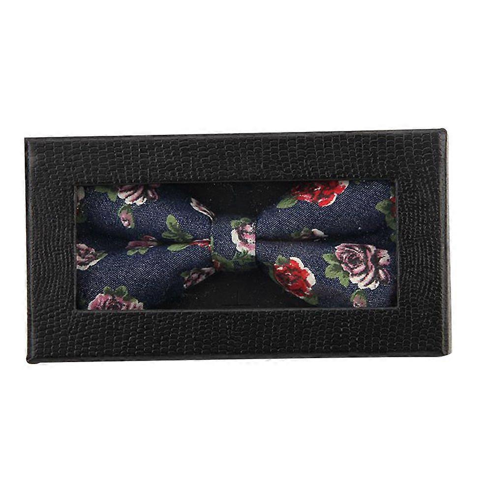 1PC Reusable Bowtie Storage Case Container Black Paper Box Fashion Package Case for Men