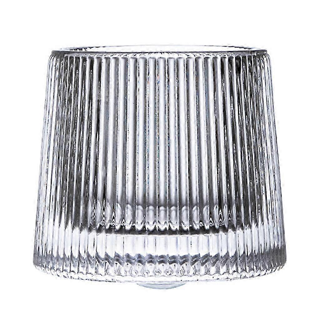 Whiskey Glass with Vertical Lines - パーティー&ギフトのためのイージークリーンストレスリリーフタンブラー