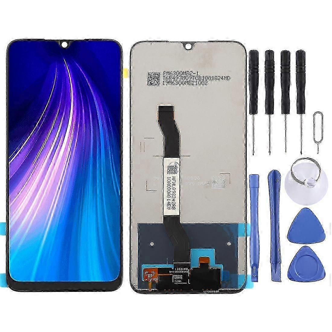 TFT LCD Display Screen with Digitizer Touch Panel Full Assembly Replacement for Xiaomi Redmi Note 8 - Black