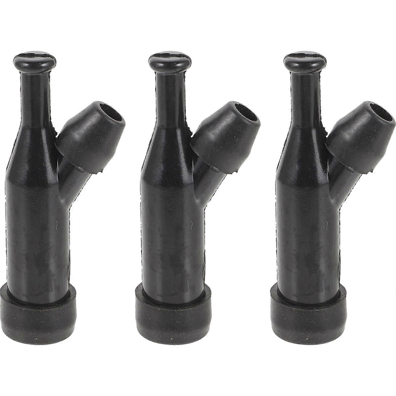 3pcs Spark Plug Caps for Gasoline Generators, High Pressure Insulated Boots, Heat & Vibration Resistant, Compatible with Lawn Tractors and Pressure