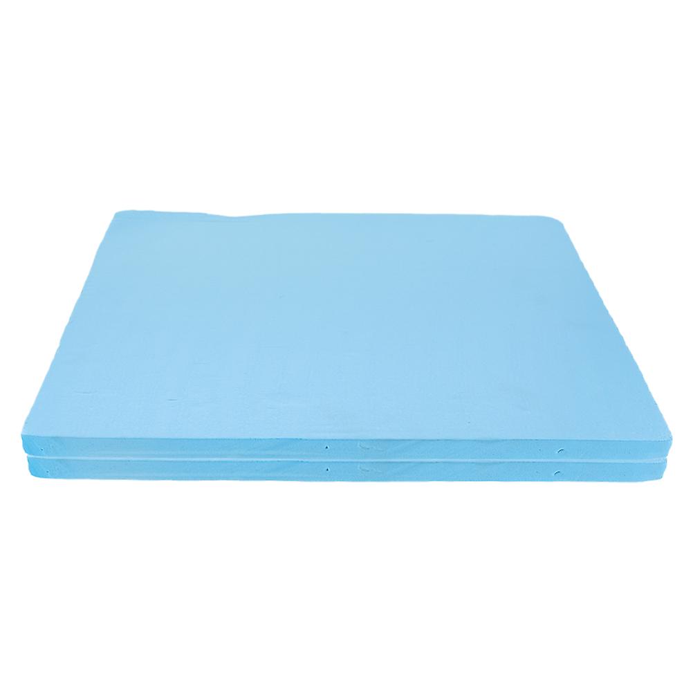 Foam Sheet Craft Foam Block Rectangle Indoor Decoration Students Silver 15.72X11.79X1.06in DIY Crafting 2Pcs
