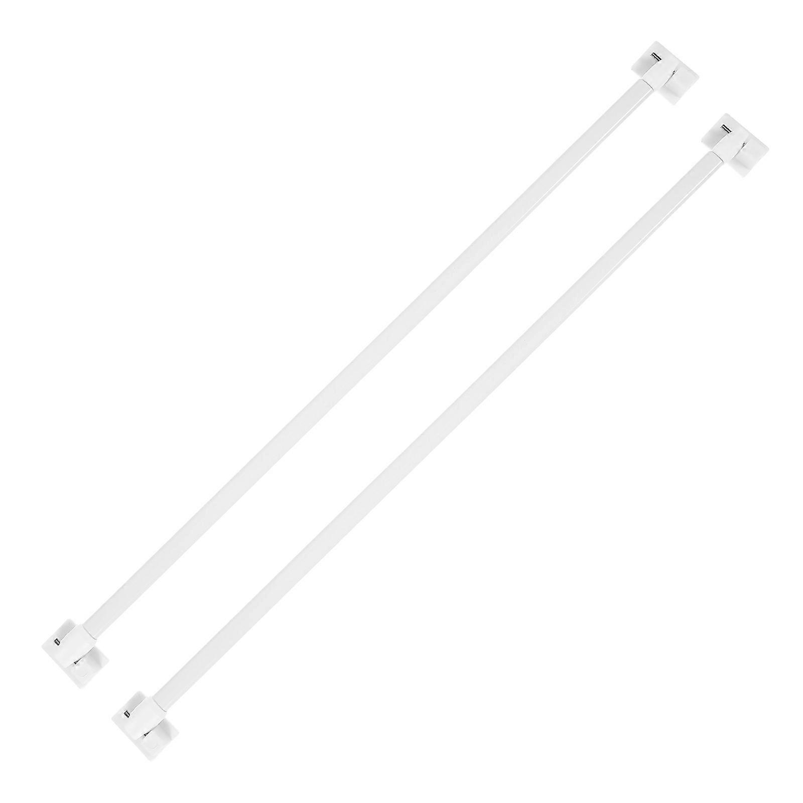 Adjustable Tension Curtain Rod Multi Use Extendable Rod for Curtains, Clothes & More Sturdy Adhesive Design for Various Applications