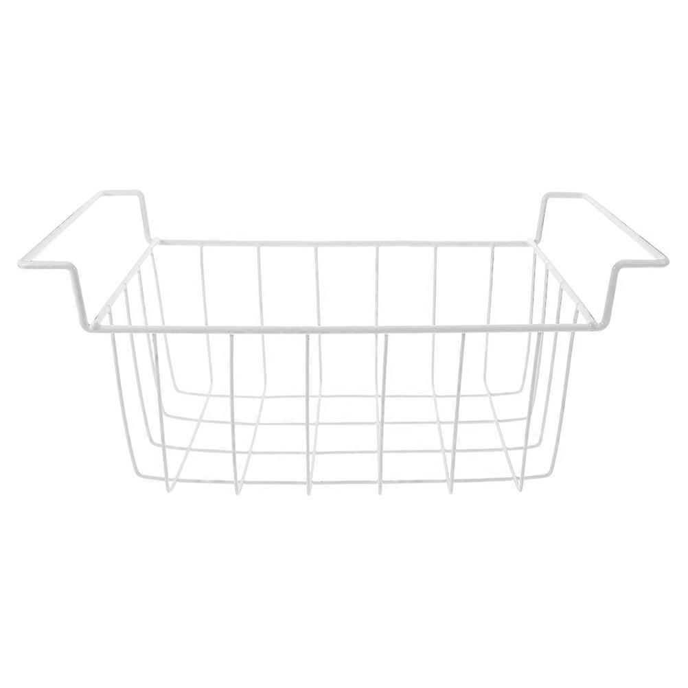Deep Freezer Baskets Kitchen Refrigerator Organization Pantry Storage Iron Material Rectangular Shape 49x22x20cm 1Pcs