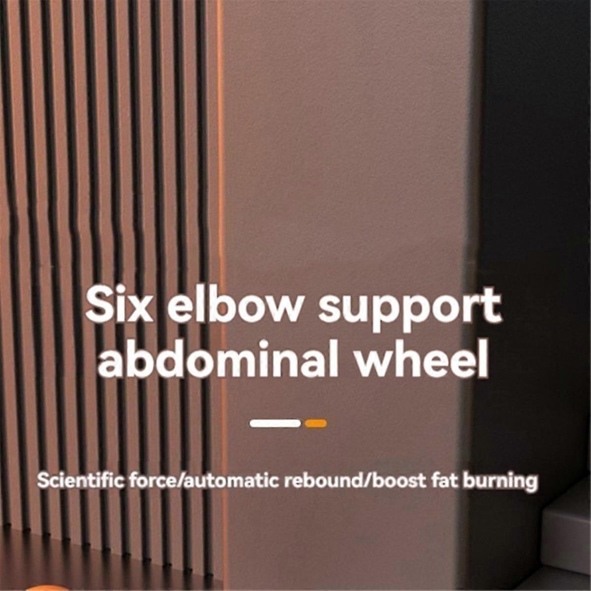 Ab Roller with Elbow Support,Four Wheel Ab Roller Core Exercise, A