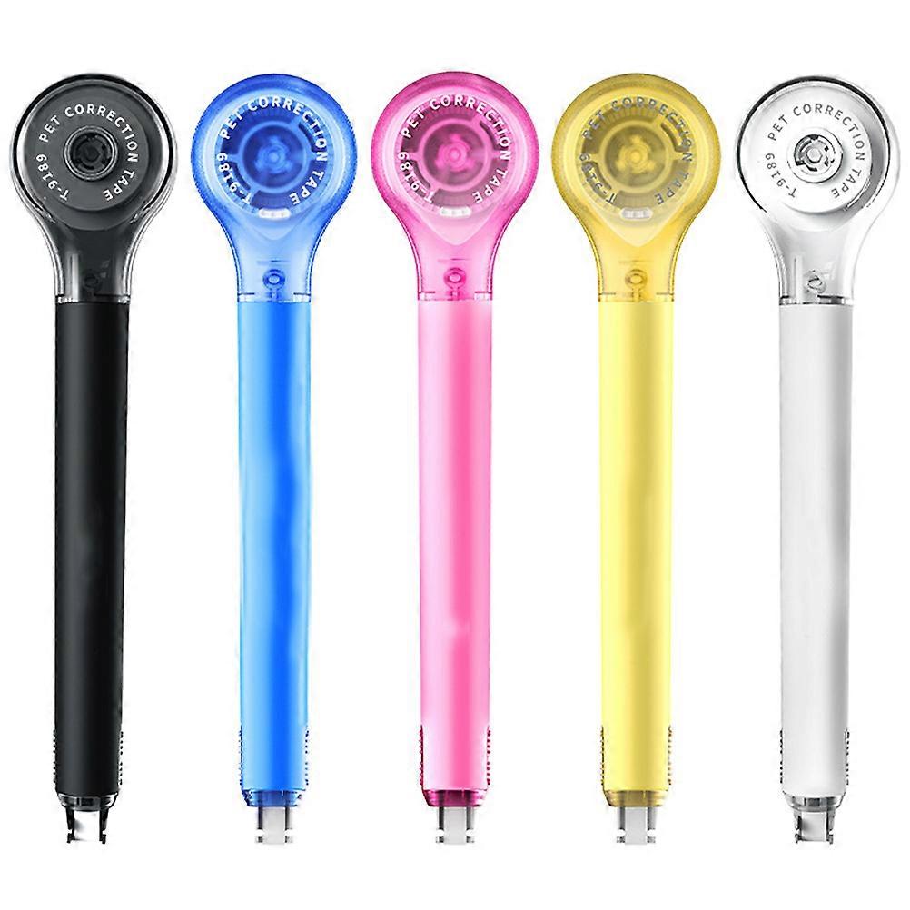 Pen Correction Tape Prevents Breakage PET Material 5Pcs Miniature Style For