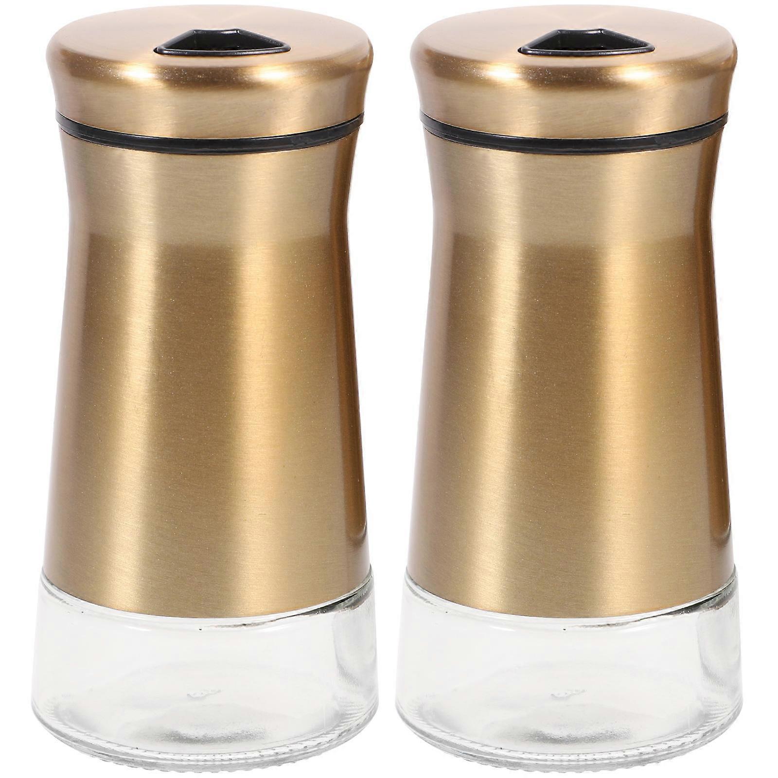 Here's a refined and professional product description for your **2pcs Glass Seasoning Bottles**:
### **2 Pack Glass Seasoning Bottles – Reusable