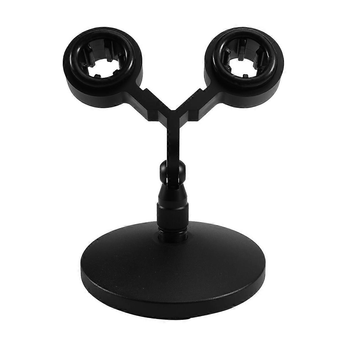 Dual Microphone Installation Kit Universal Stand Microphone Twin Support Microphone Shock Mount
