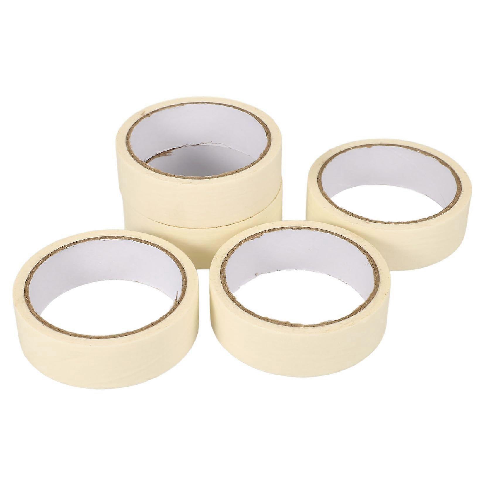 Masking Tape 5 Rolls 3cm 20M Nonstick for Home Decoration and Art Projects Ref: 2932