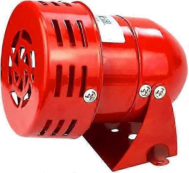 Sirène d’alarme extérieure 220V - 120dB Red LED Klaxon en métal
