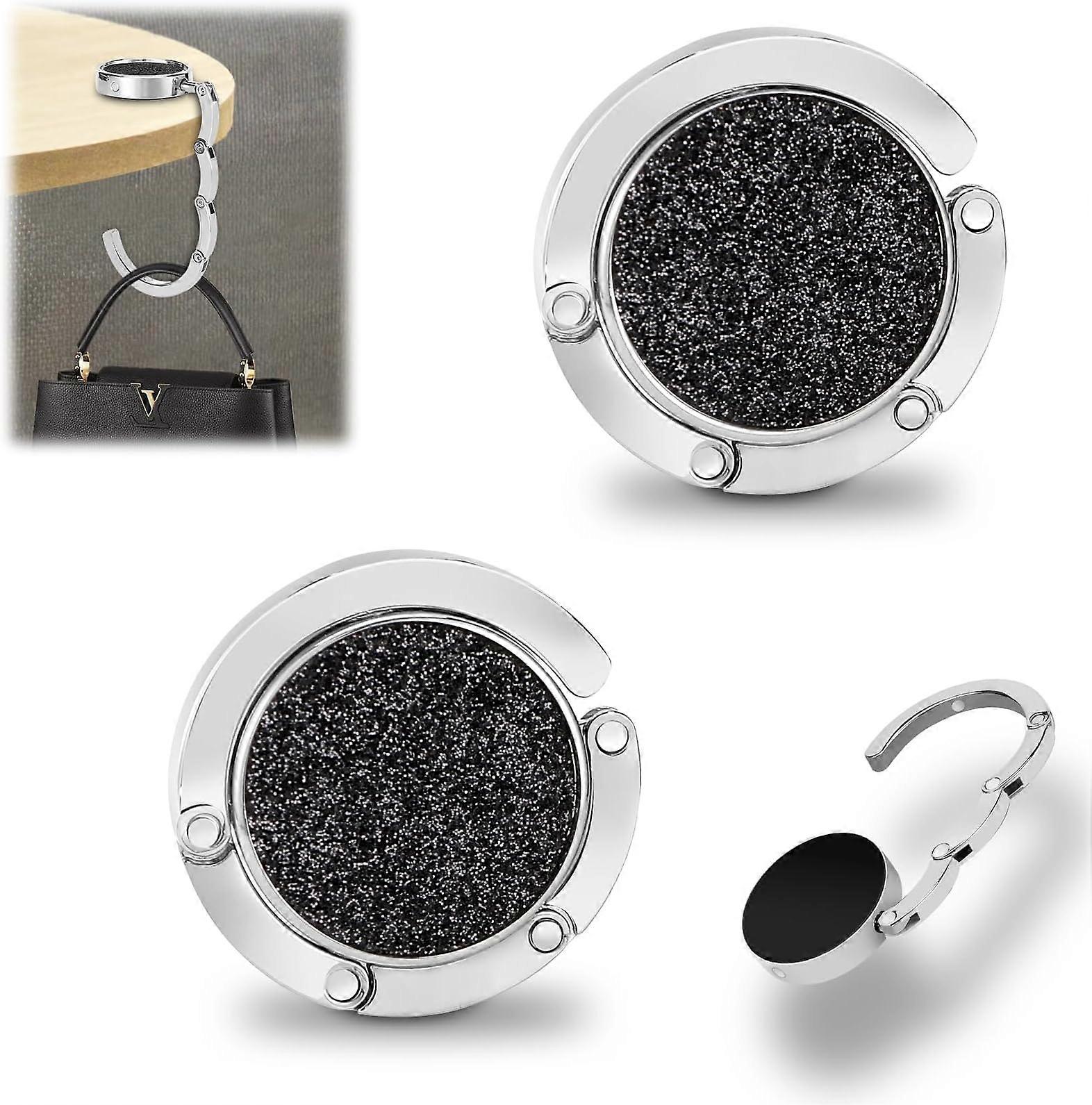 2pcs handbag hooks, foldable non-slip bag hook holder